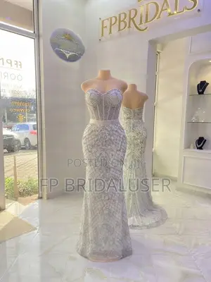 Classy Beaded Changing Dress for Hire