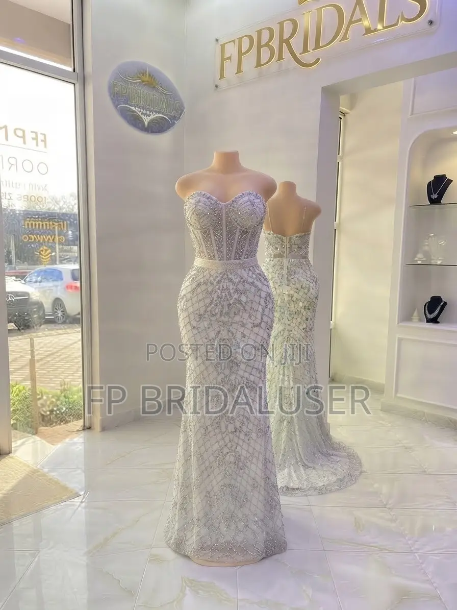 Classy Beaded Changing Dress for Hire
