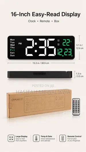 Large LED Digital Clock