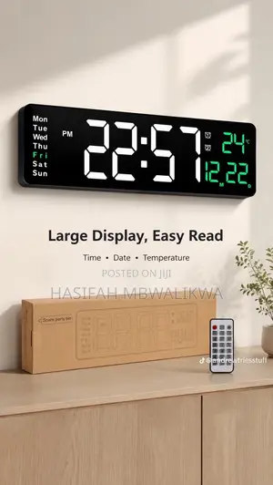 Large LED Digital Clock