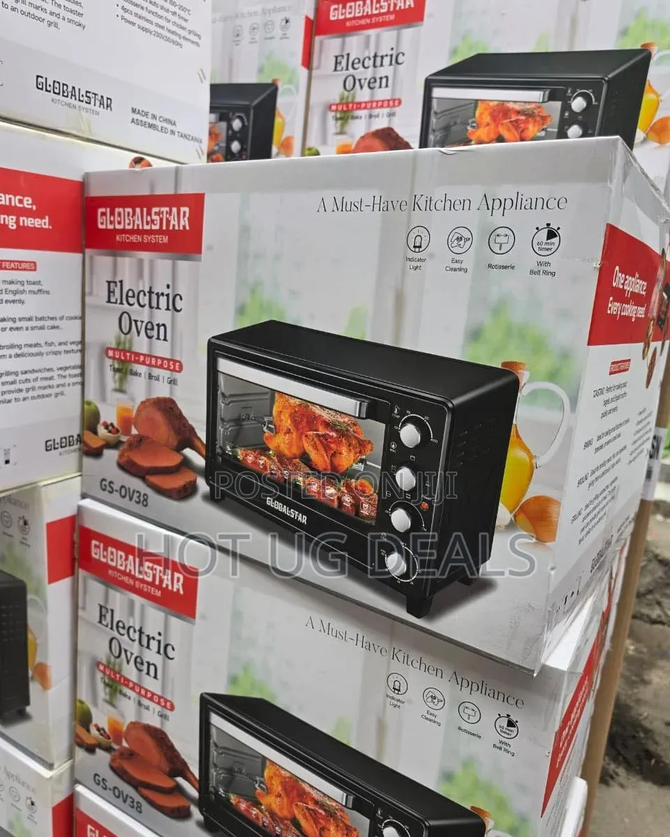 Globalstar GS-OV38 38L Electric Oven – Rotisserie, Interior Light