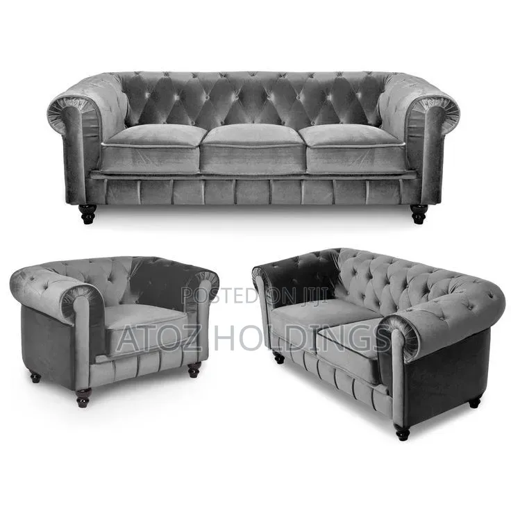 Sofas/6 Seaters Soft Velvet Chesterfield Sofas Any Colour 2,400,000/-
