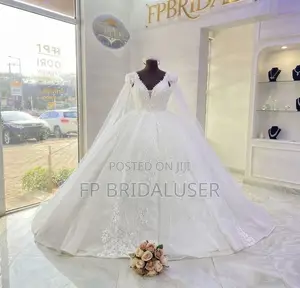 New Collection Wedding Gown With Silver and Off Shoulder