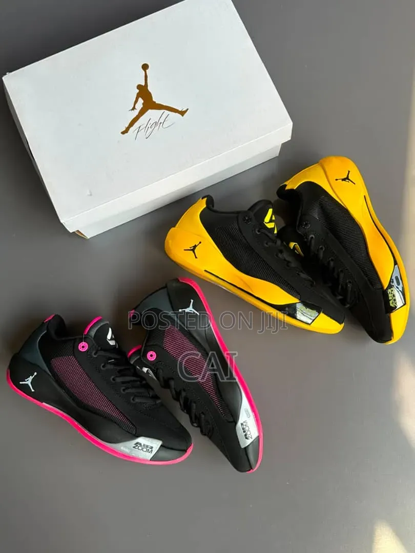 Jordan Luka .77 Outdoor Basketball , Black/Pink Grey
