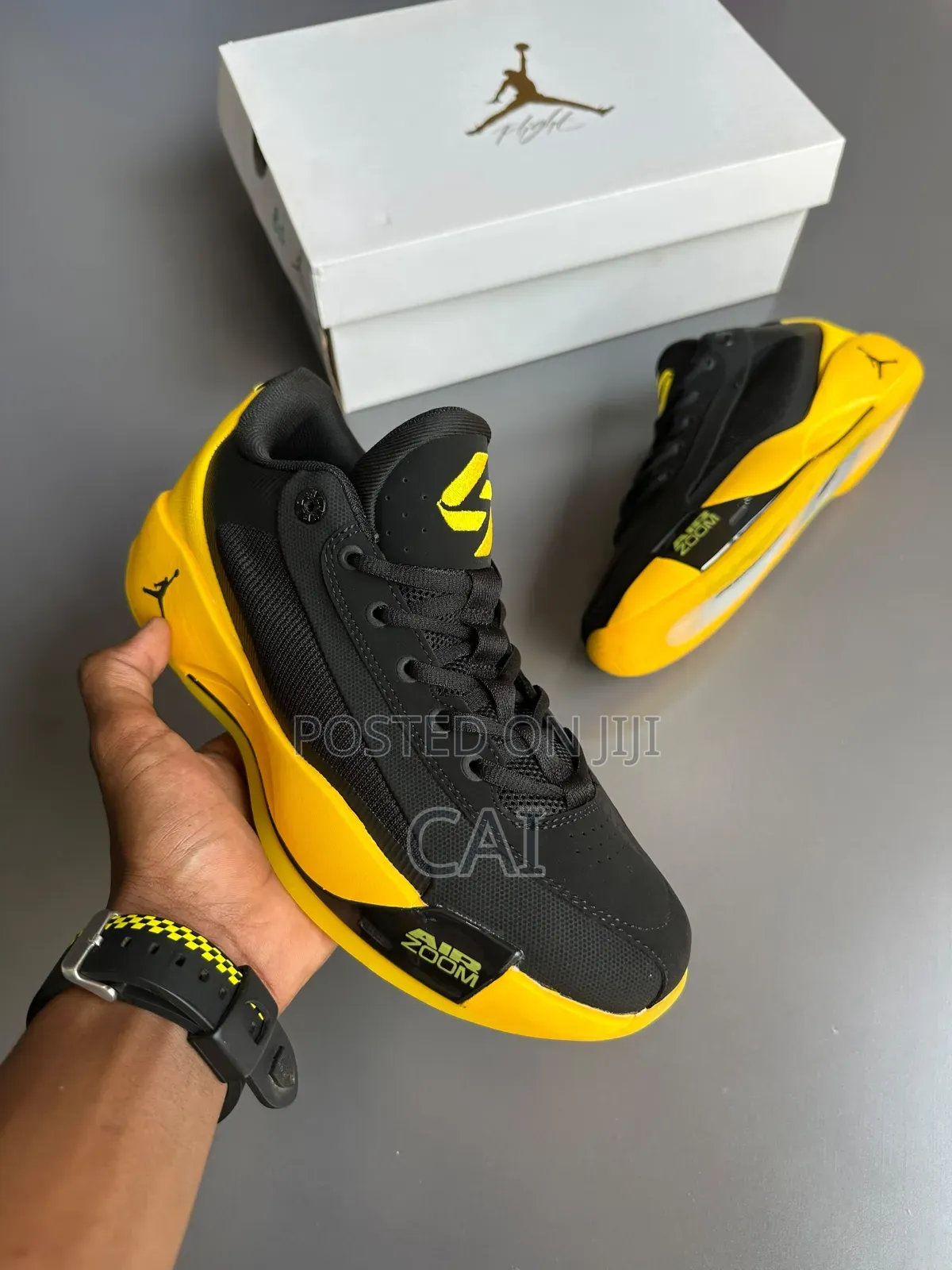 Jordan Luka .77 Outdoor Basketball , Black/Pink Grey