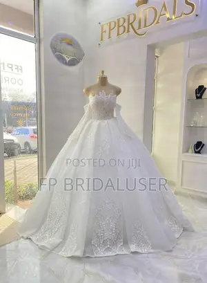 Wedding Dress With Pearls