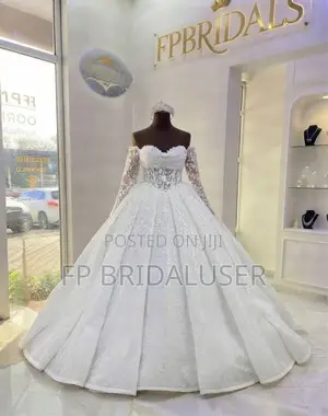 Wedding Dress With Pearls