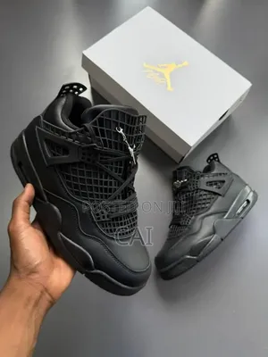 Air Jordan 4 Net "Black, White