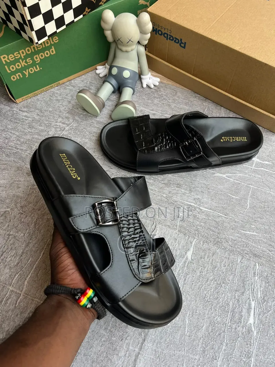 Luxe Leather Feel Men's Sandals