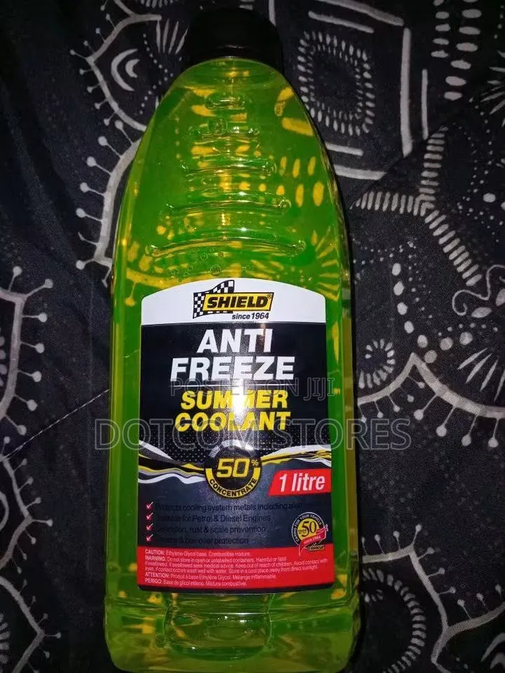 1-Litre Bottle of Shield Anti-Freeze Summer Coolant (50% Concentrate)