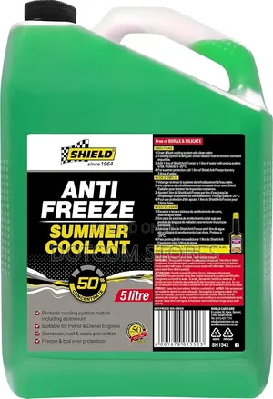 Anti Freeze Summer Coolant 5 Litre, Green 50%