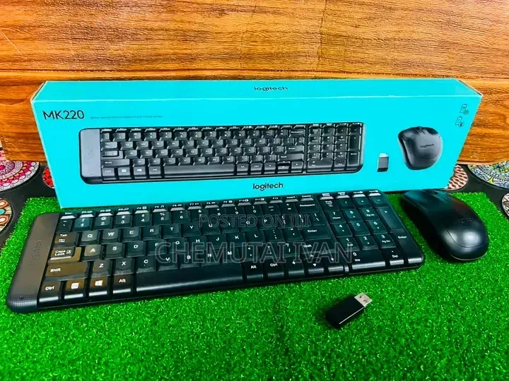 Logitech Original Wireless Keyboard and Mouse Combo Set Mk220