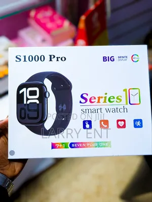 S1000 Pro Smartwatch 7 Straps Metallic Strap iPhone Android