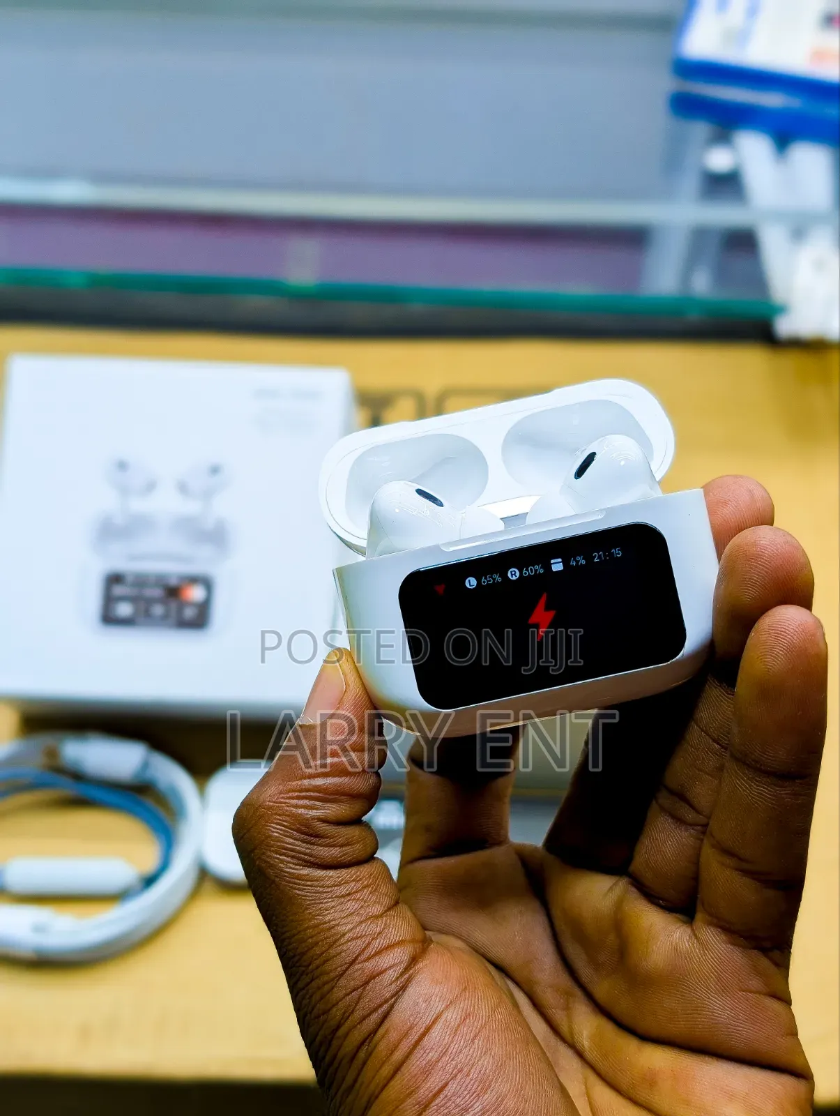 A9 Bluetooth Earbuds With Smart Touchscreen Charging Case