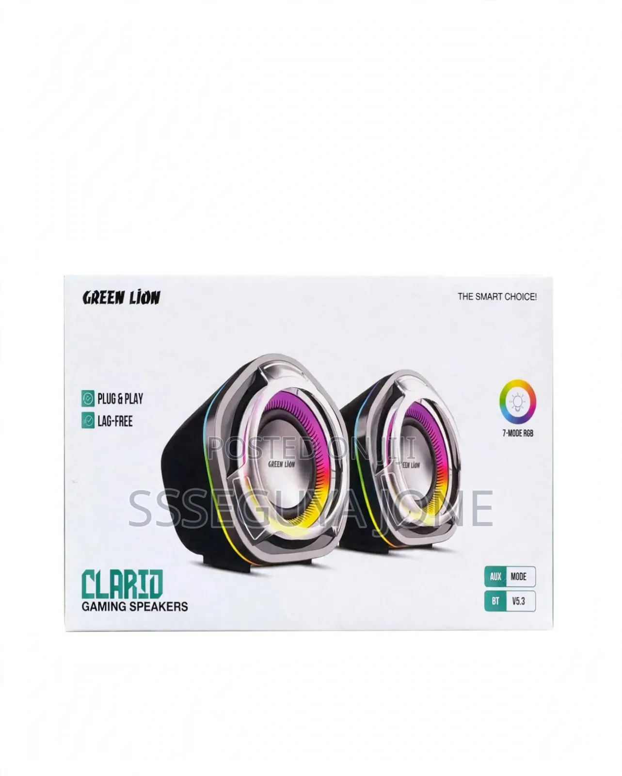 Green Lion Clario Gaming Speakers With Bluetooth 5.3 and AUX Mode, 6W