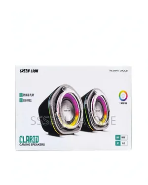 Green Lion Clario Gaming Speakers With Bluetooth 5.3 and AUX Mode, 6W