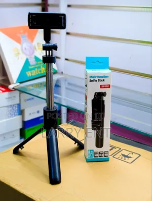 SF002 Selfie Stick Tripod Bluetooth Remote LED Light 1meter