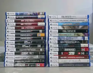 Sony PlayStation 5 Games on CDs Every Single Game Available Disc