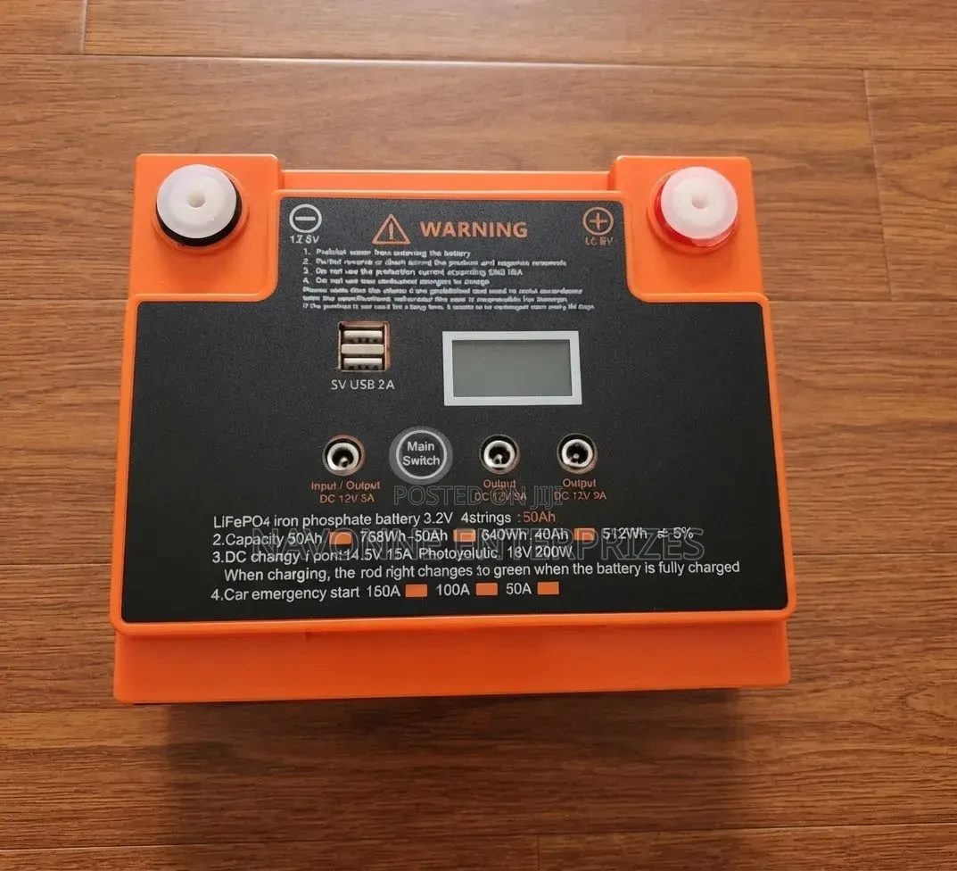 High-Capacity 40Ah 12.8V Lithium Iron Phosphate Solar Battery 512Wh