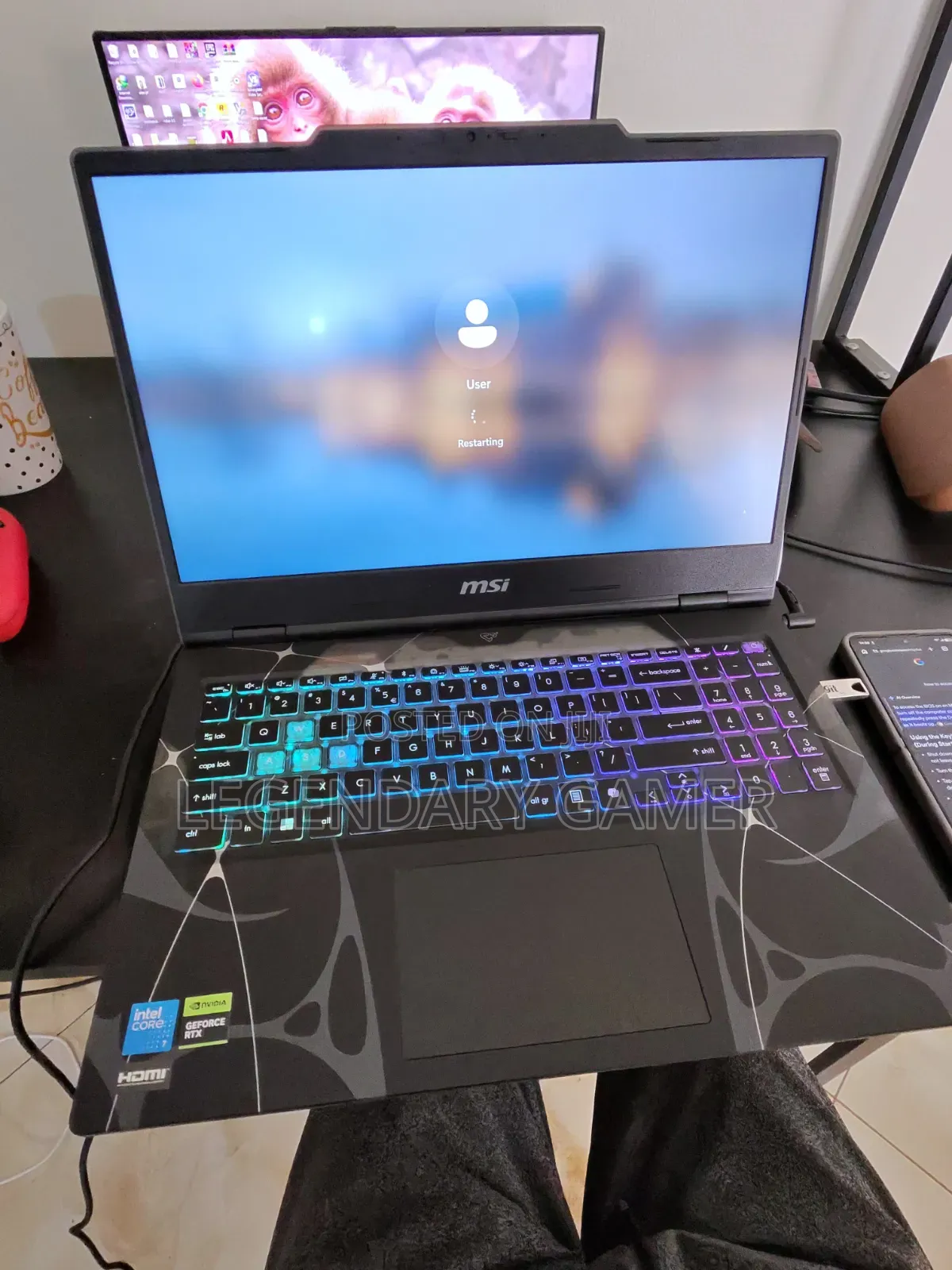 Laptop MSI Cyborg 15 16GB Intel Core 7 SSD 1T
