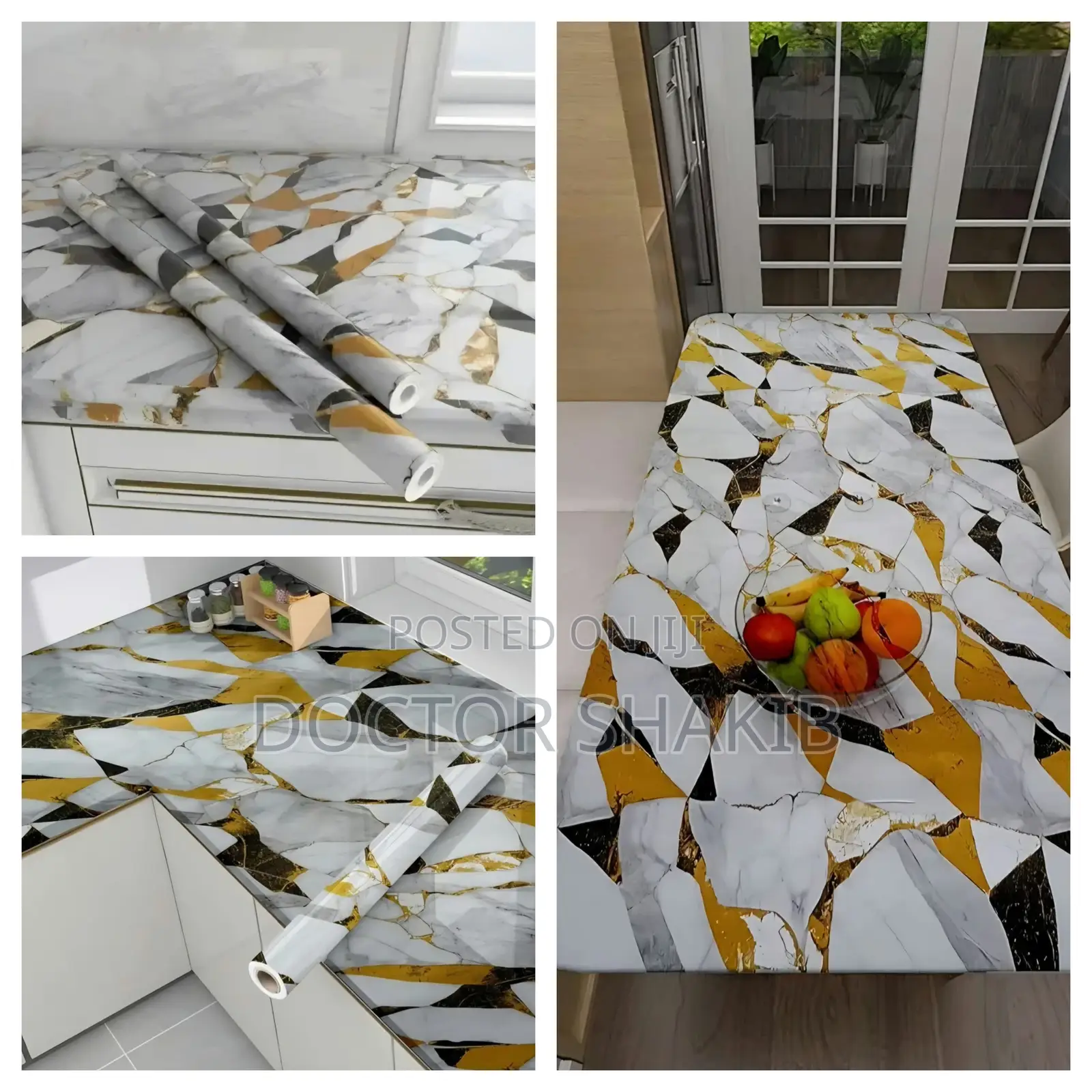 10mx60cm Premium Vinyl Waterproof Wallpaper