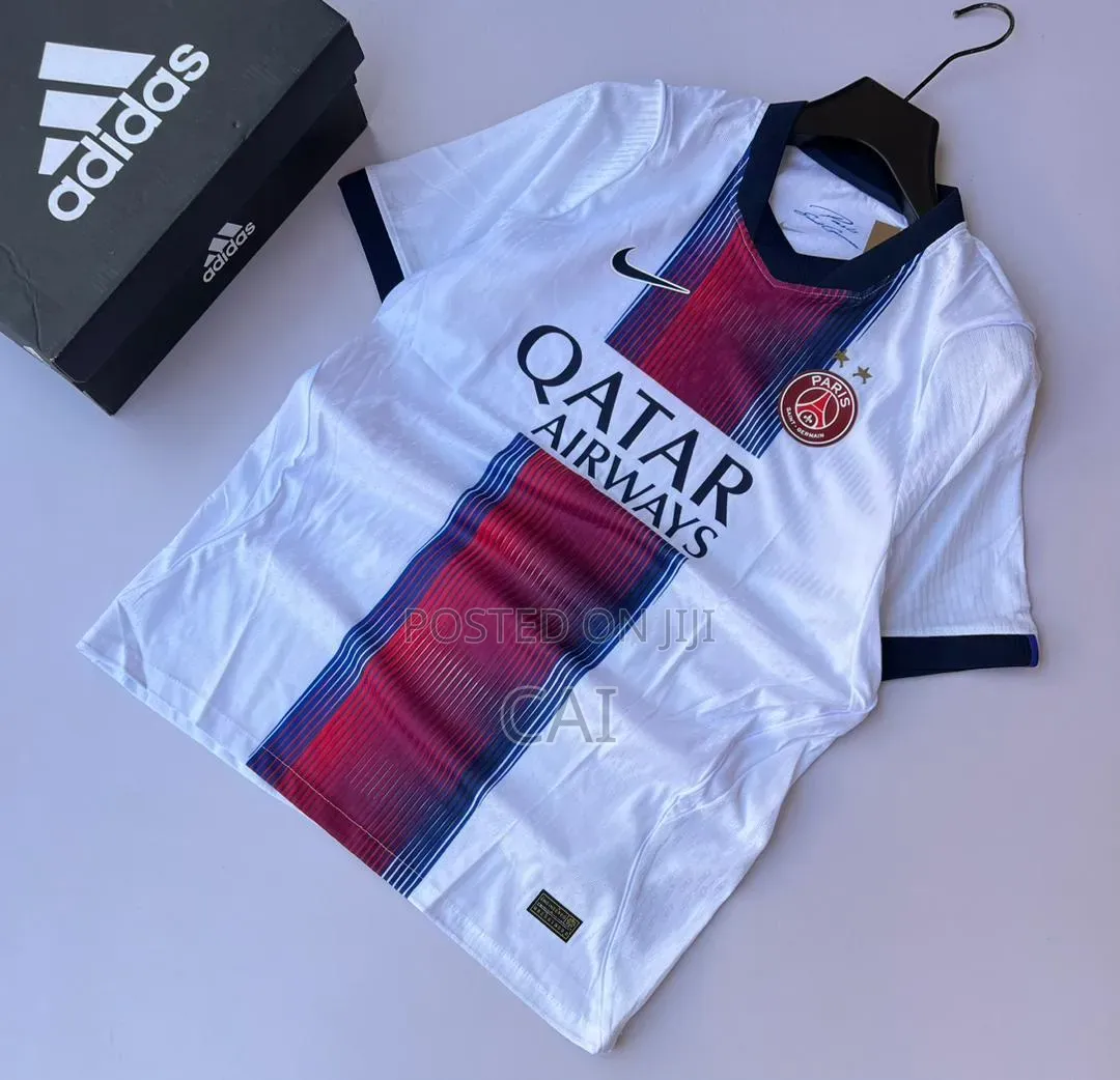 PSG Away whiteJersey Shirt