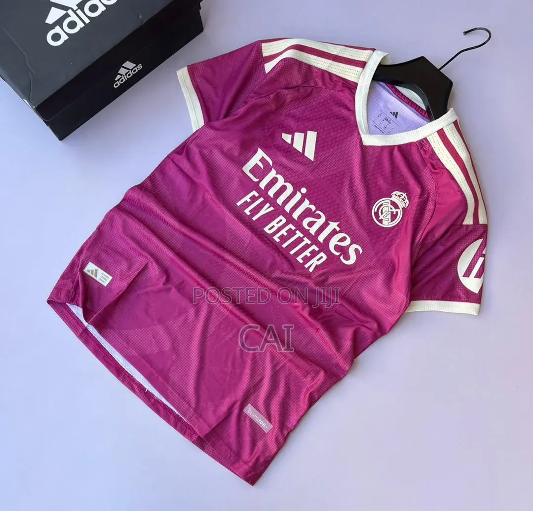 Pink Real Madrid Third Jersey Shirt