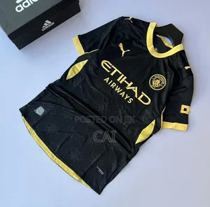 Man City Away blackJersey Shirt