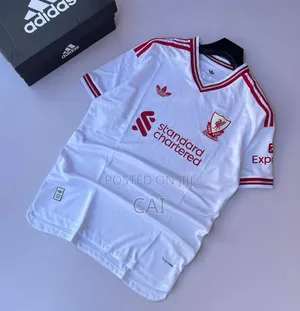 Liverpool Away whiteJersey Shirt