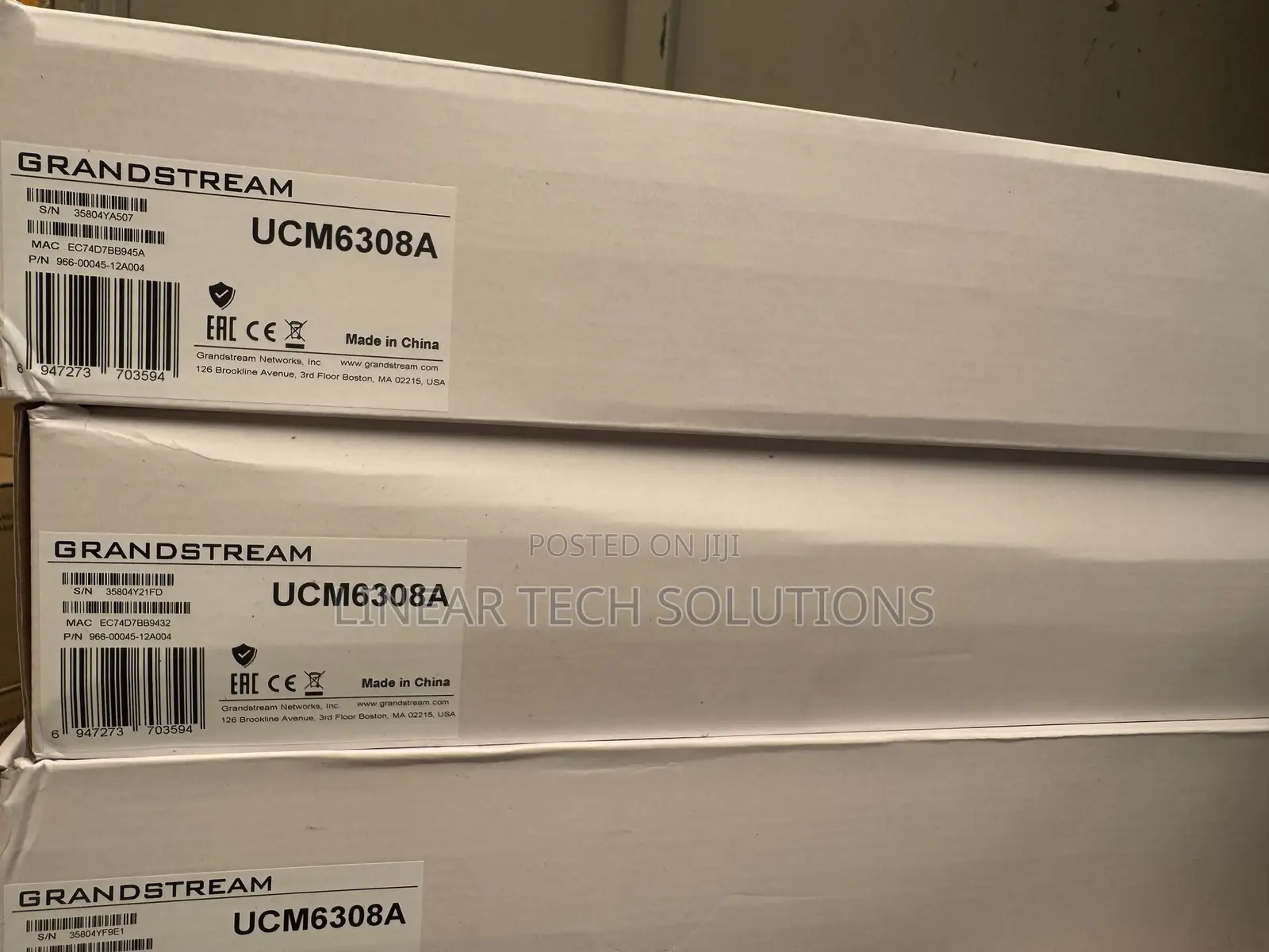 Grandstream UCM6308A Audio IP PBX | 8 FXO Ports, 8 FXS Ports | -Mount