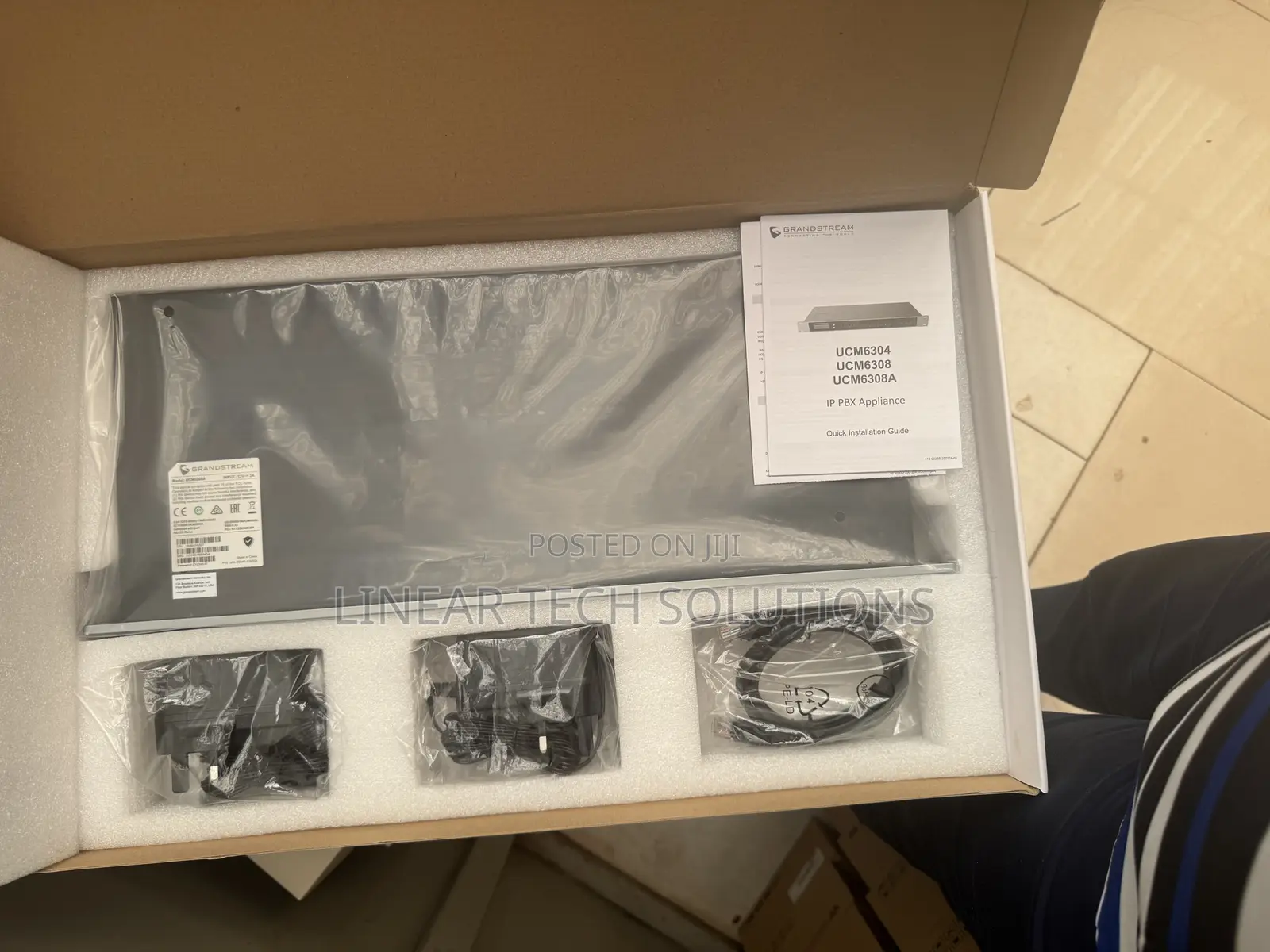 Grandstream UCM6308A Audio IP PBX | 8 FXO Ports, 8 FXS Ports | -Mount