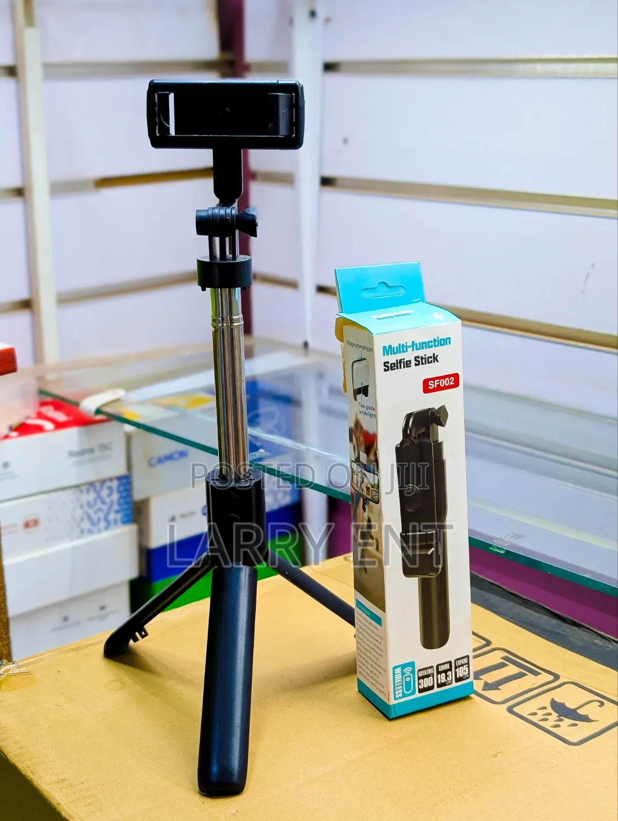 SF002 1M Selfie Stick Tripod Stand Removable Remote