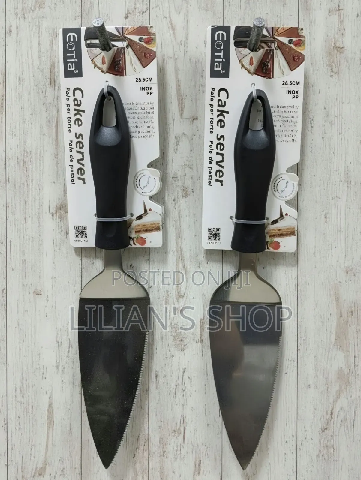2pcs Stainless Steel Cake Servers
