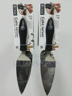 2pcs Stainless Steel Cake Servers