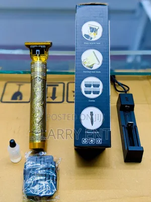 Vintage Rechargeable Hair Trimmer With Combs Charger Oil