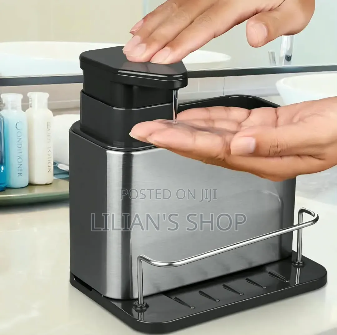 3-in-1 Stainless Steel Kitchen Sink Caddy