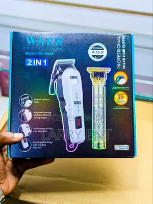 WAER 2 in 1 Rechargeable Hair Clipper and Trimmer Kit