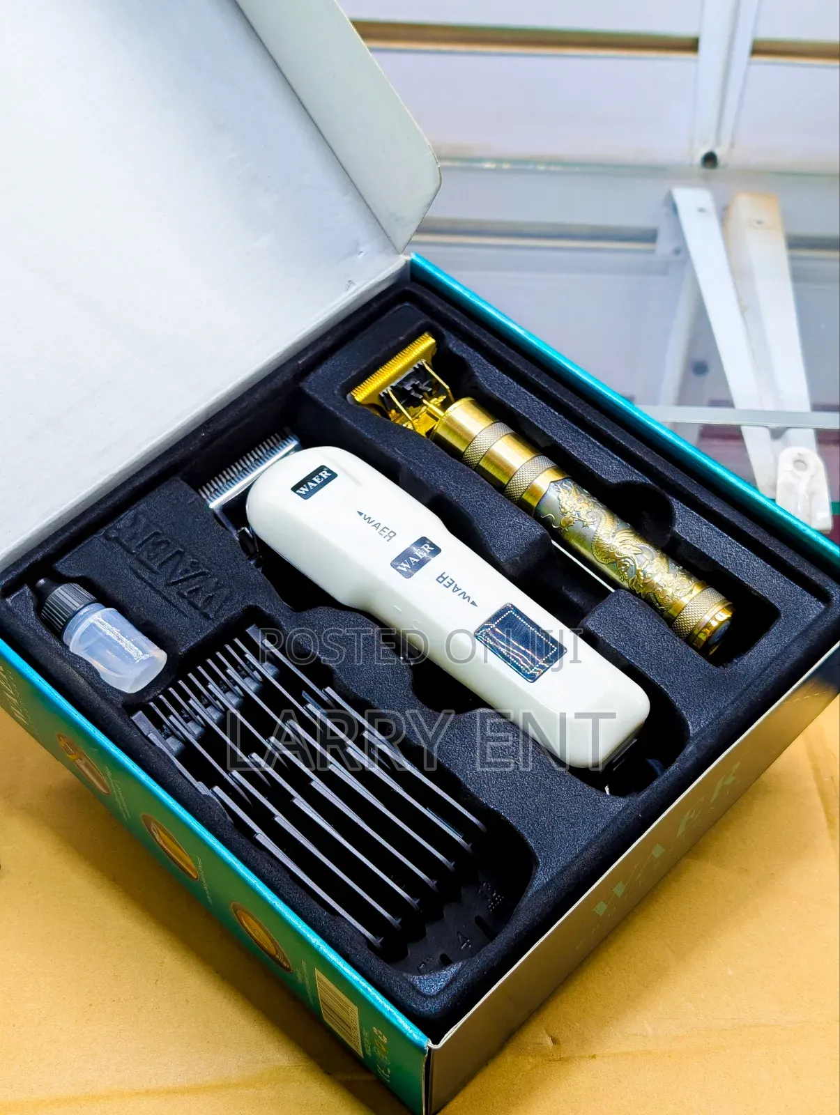 WAER Professional Hair Grooming Kit Heavy Duty Clipper Set