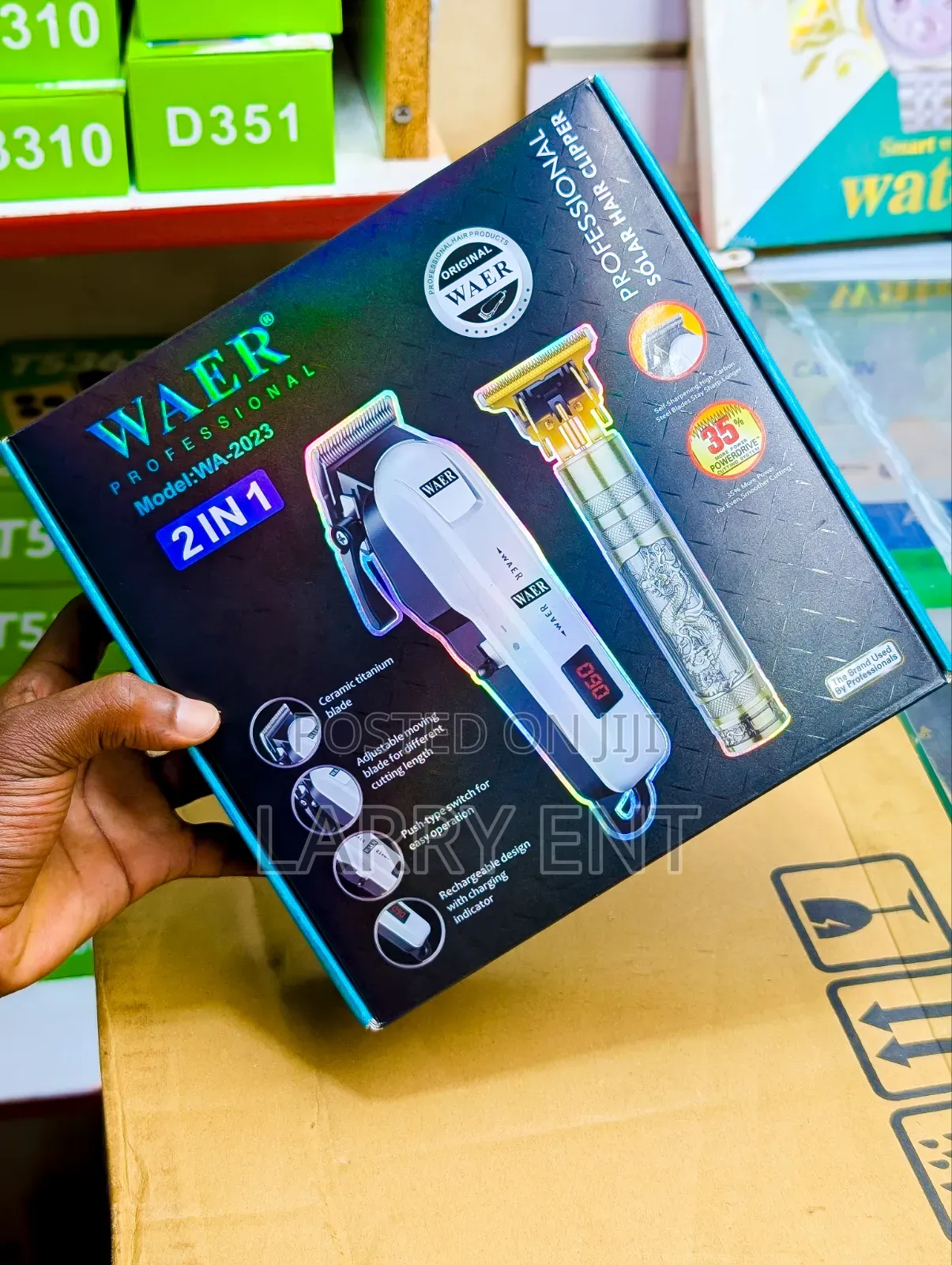 WAER Professional Hair Grooming Kit Heavy Duty Clipper Set