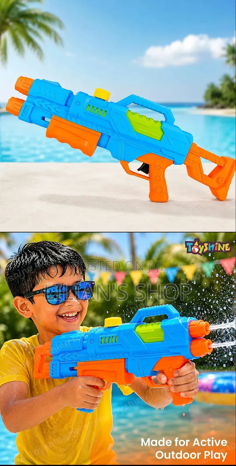 Super Soaker Dual Barrel Water Gun