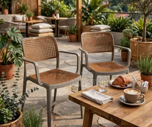 Rattan Cafe Plastic Chairs Plastic Chairs