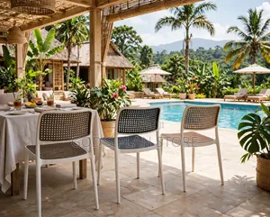 Resort Restaurant Plastic Chairs Plastic Chairs