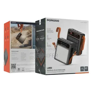 Porodo Laros 80000mAh Solar Power Bank