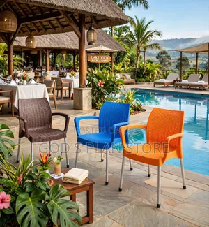Courtyard Classic Plastic Chairs Plastic for Dining Areas