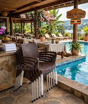Courtyard Classic Plastic Chairs Plastic for Dining Areas