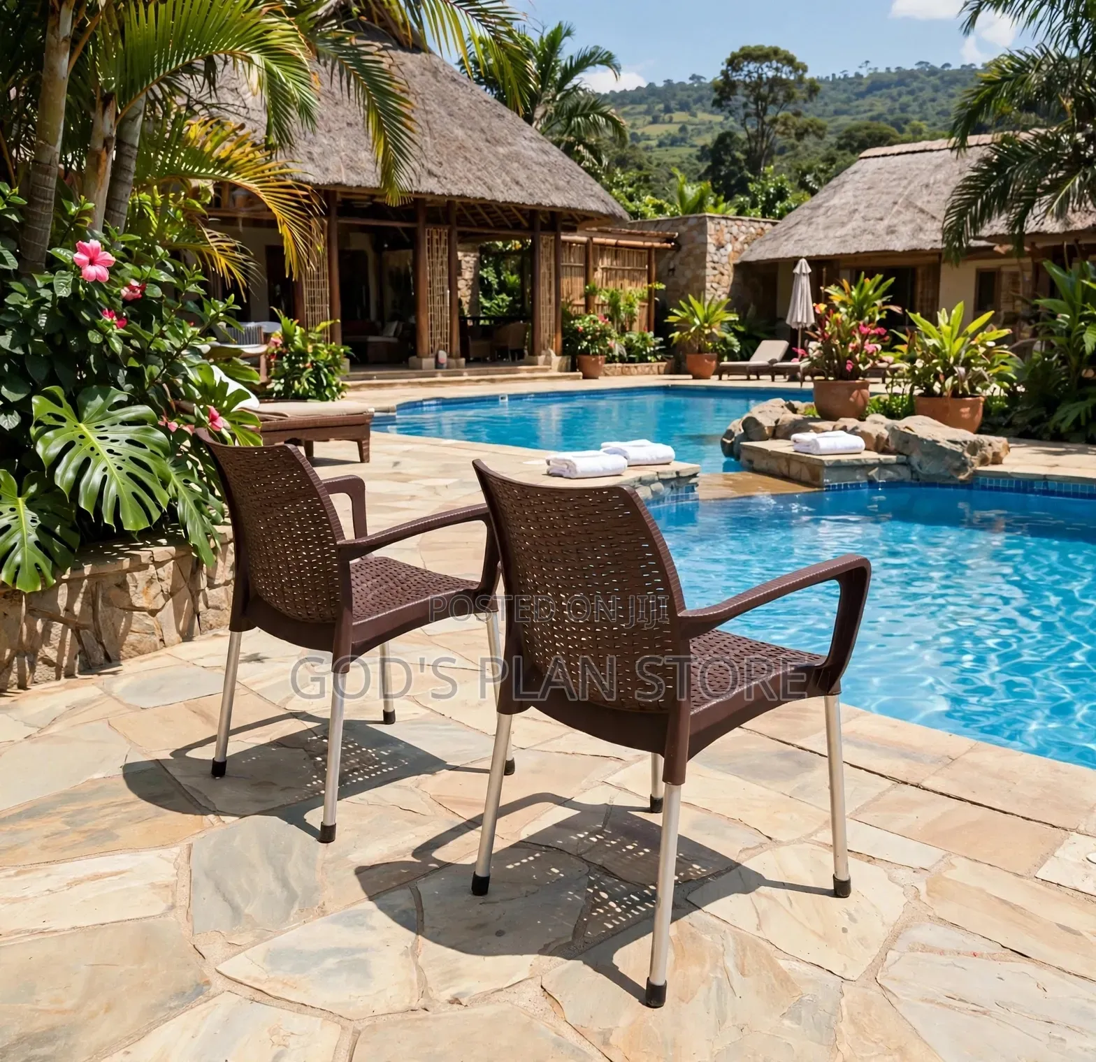 Poolside Bars Plastic Chairs Plastic Chairs