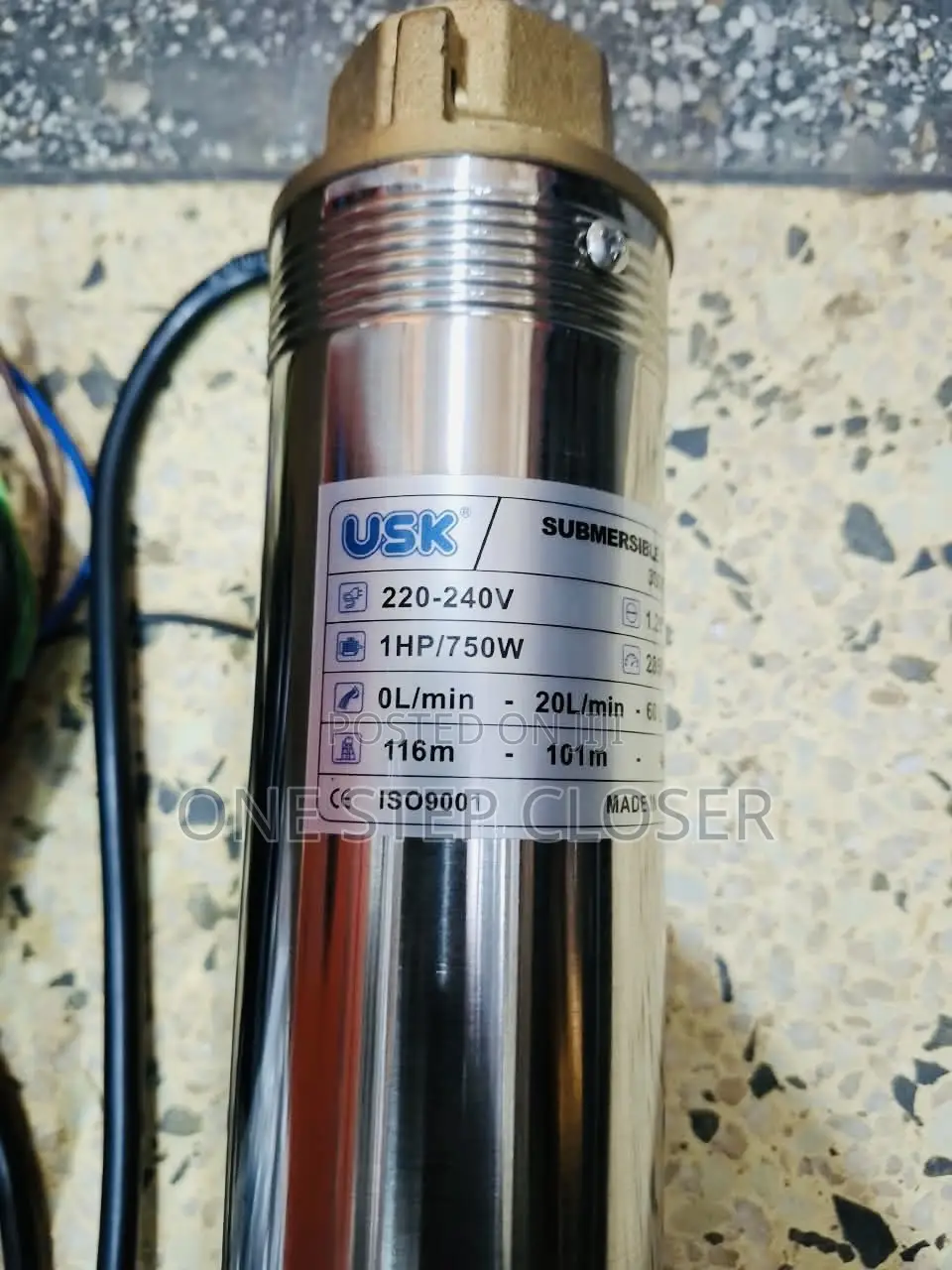 116 Meters Slim Water Pump