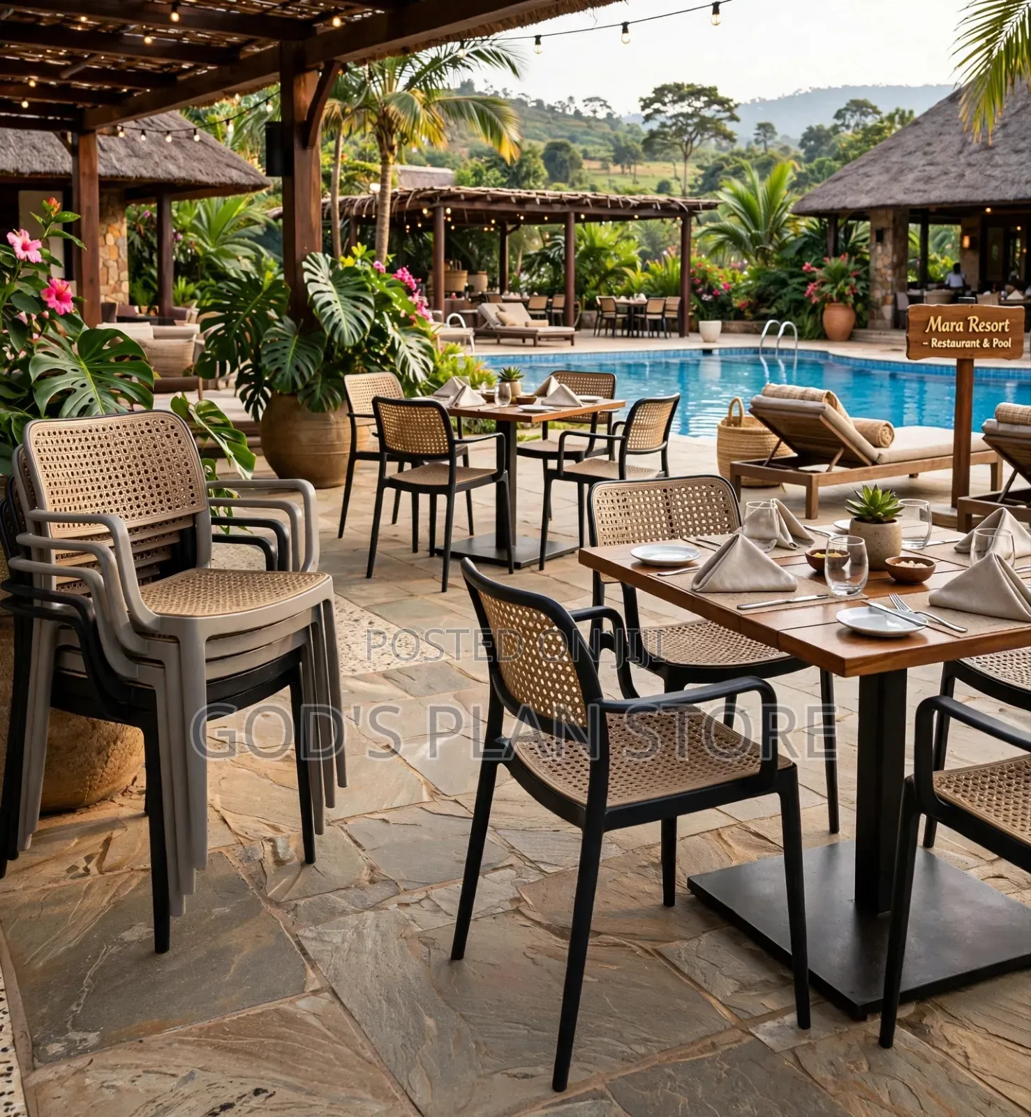 Anax Plastic Plastic Chairs for Bars Dining