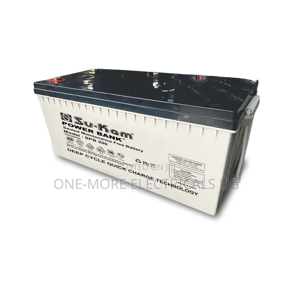 Sukam Gel Battery 200ah/12volts