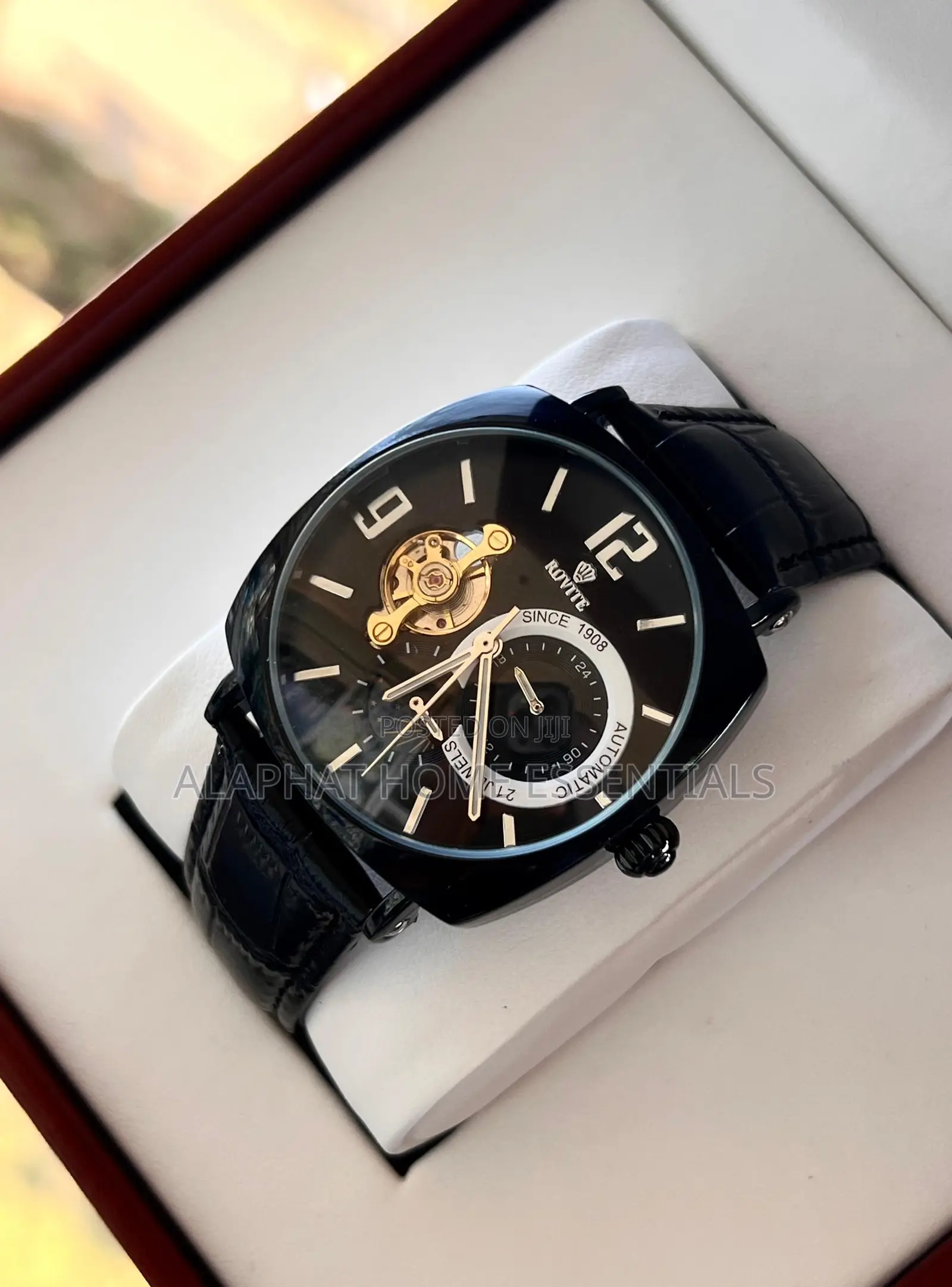 Rovite 21 Jewels Fully Automatic Mechanical Watch